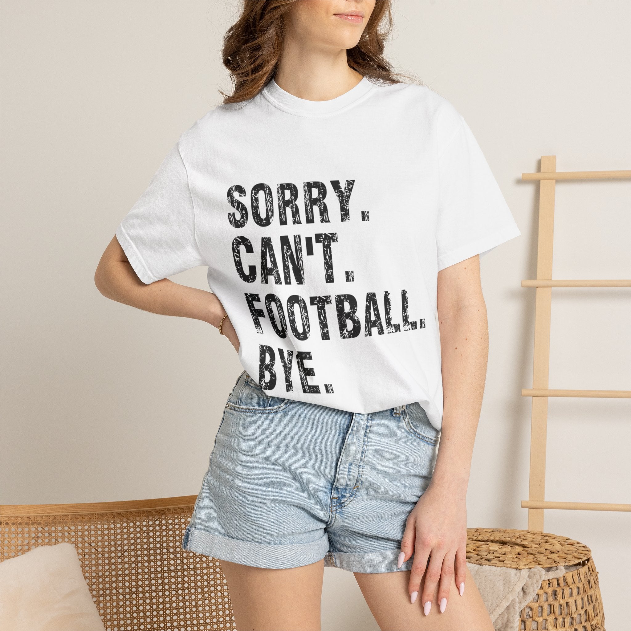 Sorry. Can't. Football. Bye. T-Shirt