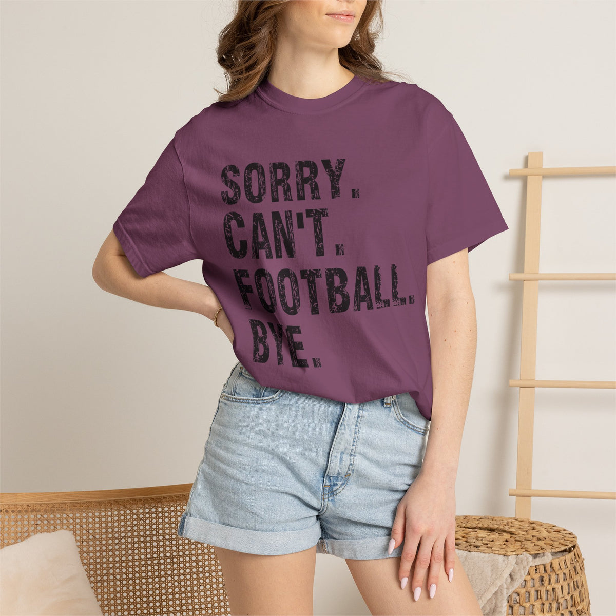 Sorry. Can't. Football. Bye. T-Shirt