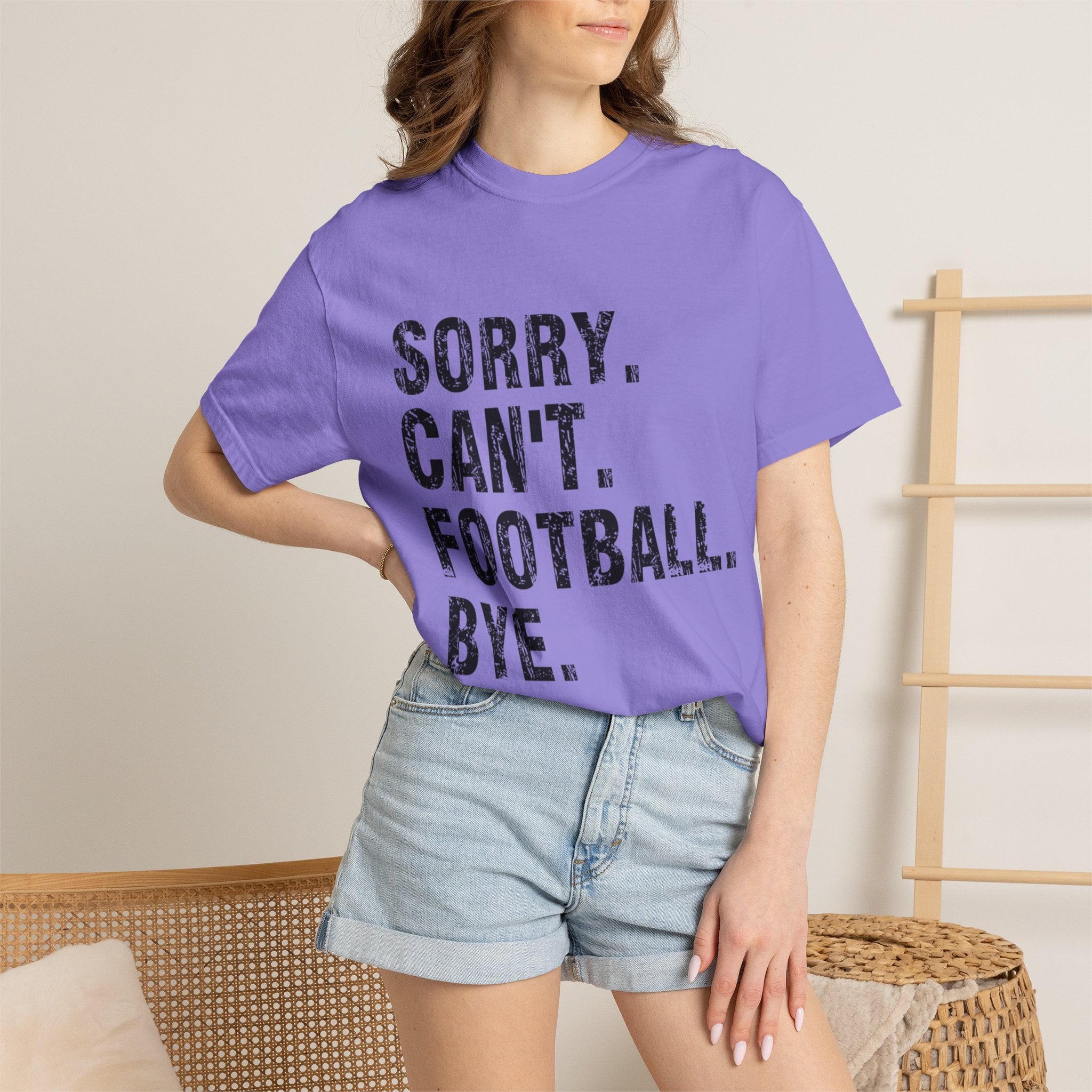 Sorry. Can't. Football. Bye. T-Shirt
