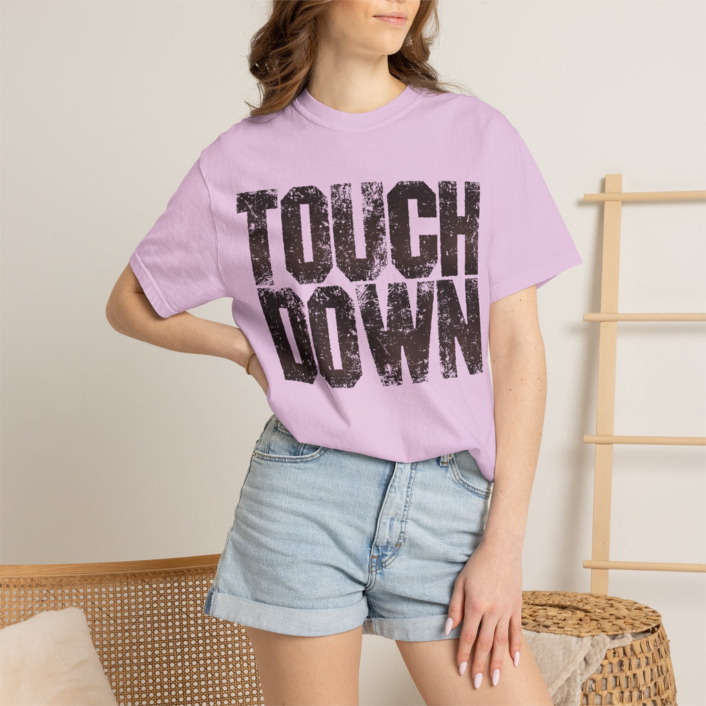 Touchdown Football T-Shirt — Distressed Vintage Game Day Tee