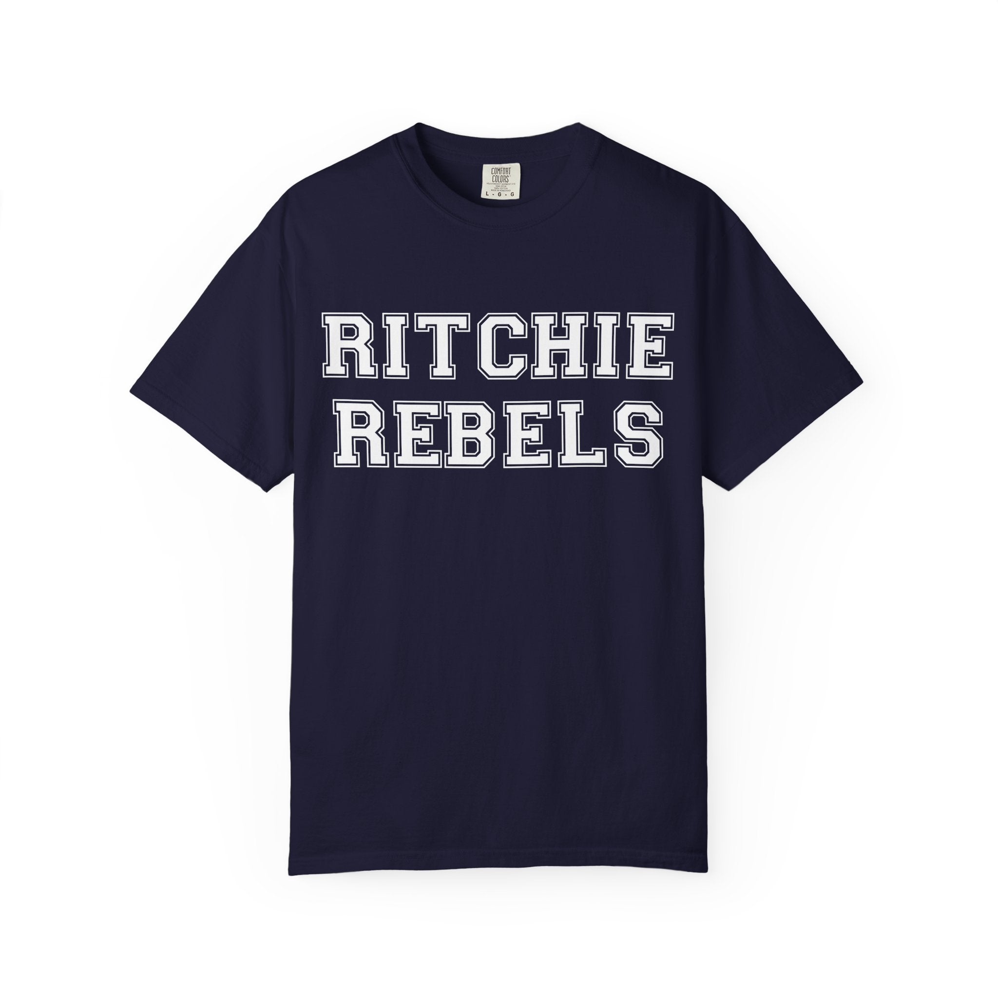 Ritchie Rebels Custom Varsity T-Shirt — Andrews 99 Team Jersey Tee