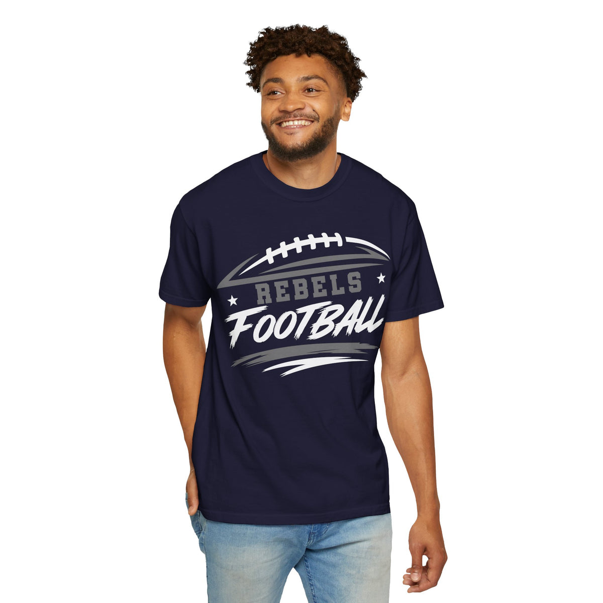 Rebels Football T-Shirt — Team Spirit High School Football Tee
